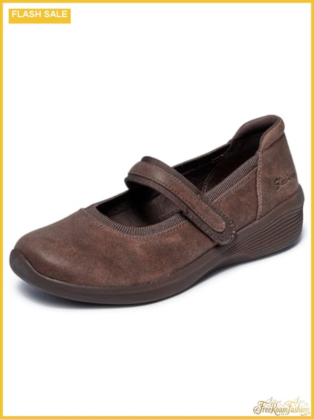 Vegan Mary Jane Dress Loafer with Memory Foam Insole